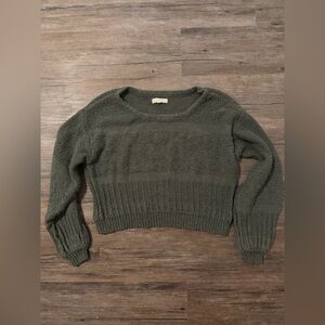 La Hearts Olive Green Sweater